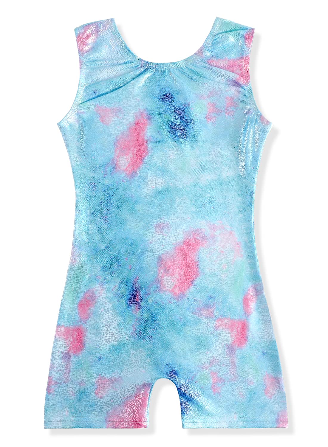 EQSJIU Leotards for Girls Gymnastics Sleeveless Sparkly Toddler Tumbling Outfits Dance Clothes Biketards for Kids 1-10 Years