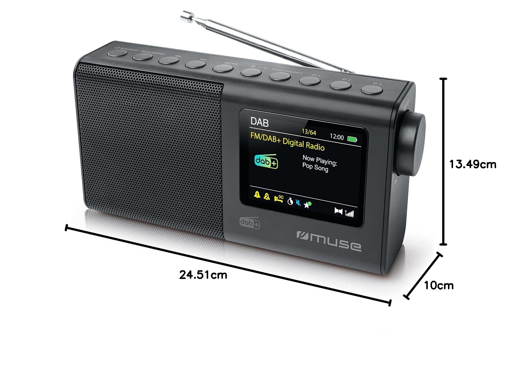 MUSE Radio Dab+ M-117 DB