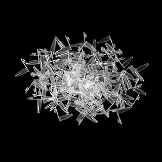 Annhua 0.2ml Microcentrifuge Tubes with Snap Cap 1000 Pcs, Disposable Micro Centrifuge Tubes Mini Microcentrifuge Tube Test Vials Plastic Sample Storage Container for Lab