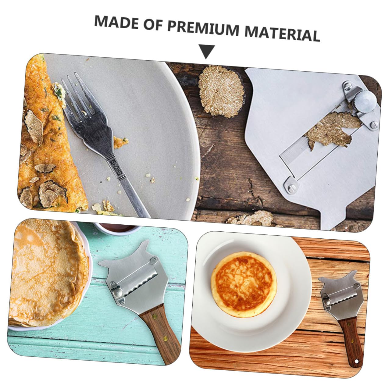 SOLUSTRE 2Pcs Truffle Slicers Cheese Shaver Professional Chocolate Graters for Kitchen Use for Home Chefs Giving and