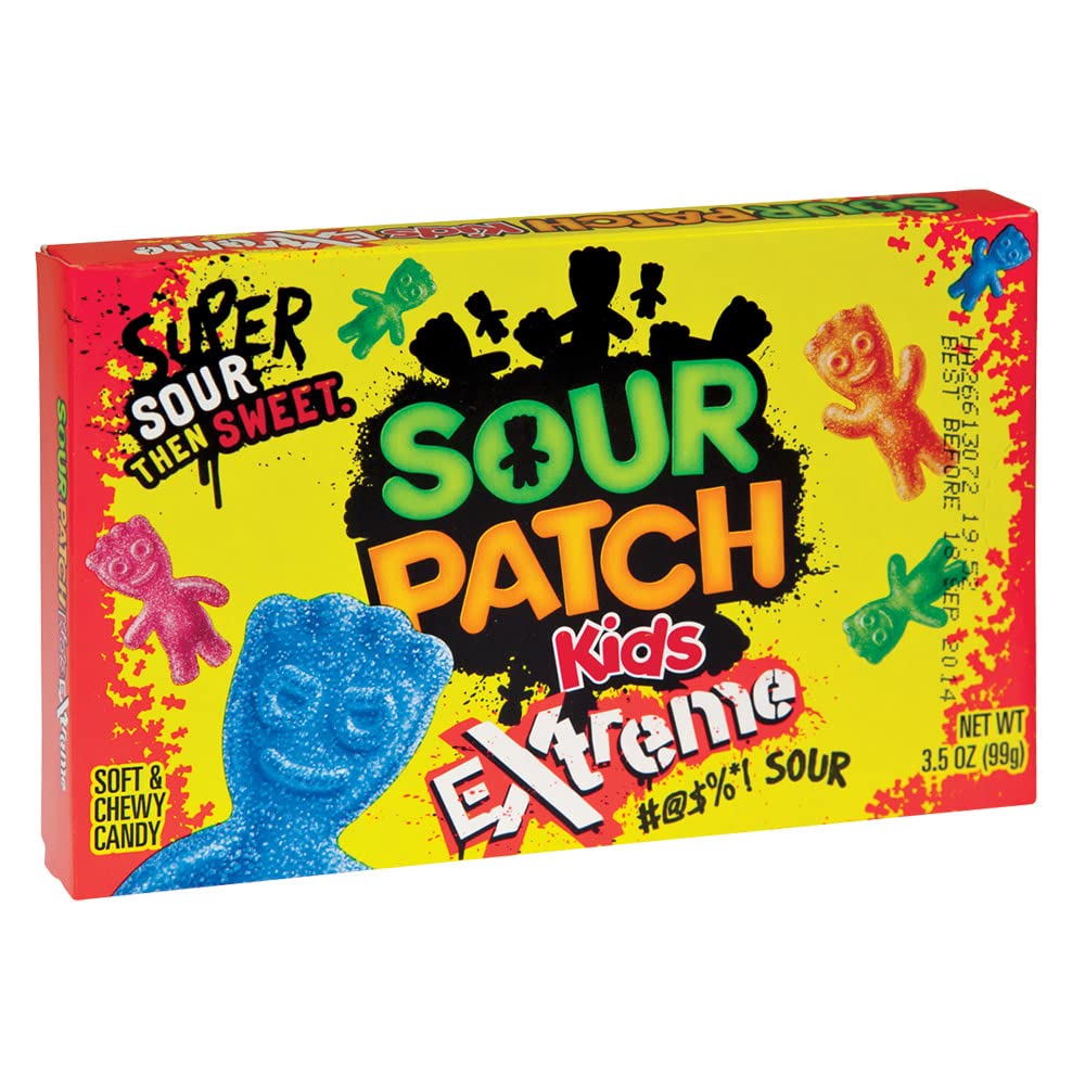 Mondelez Sour Patch Kids Extreme Sour Soft & Chewy Candy, 99g