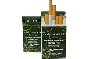 Herbal Cigarettes: Lemon Haze Flavor - Tobacco & Nicotine-Free