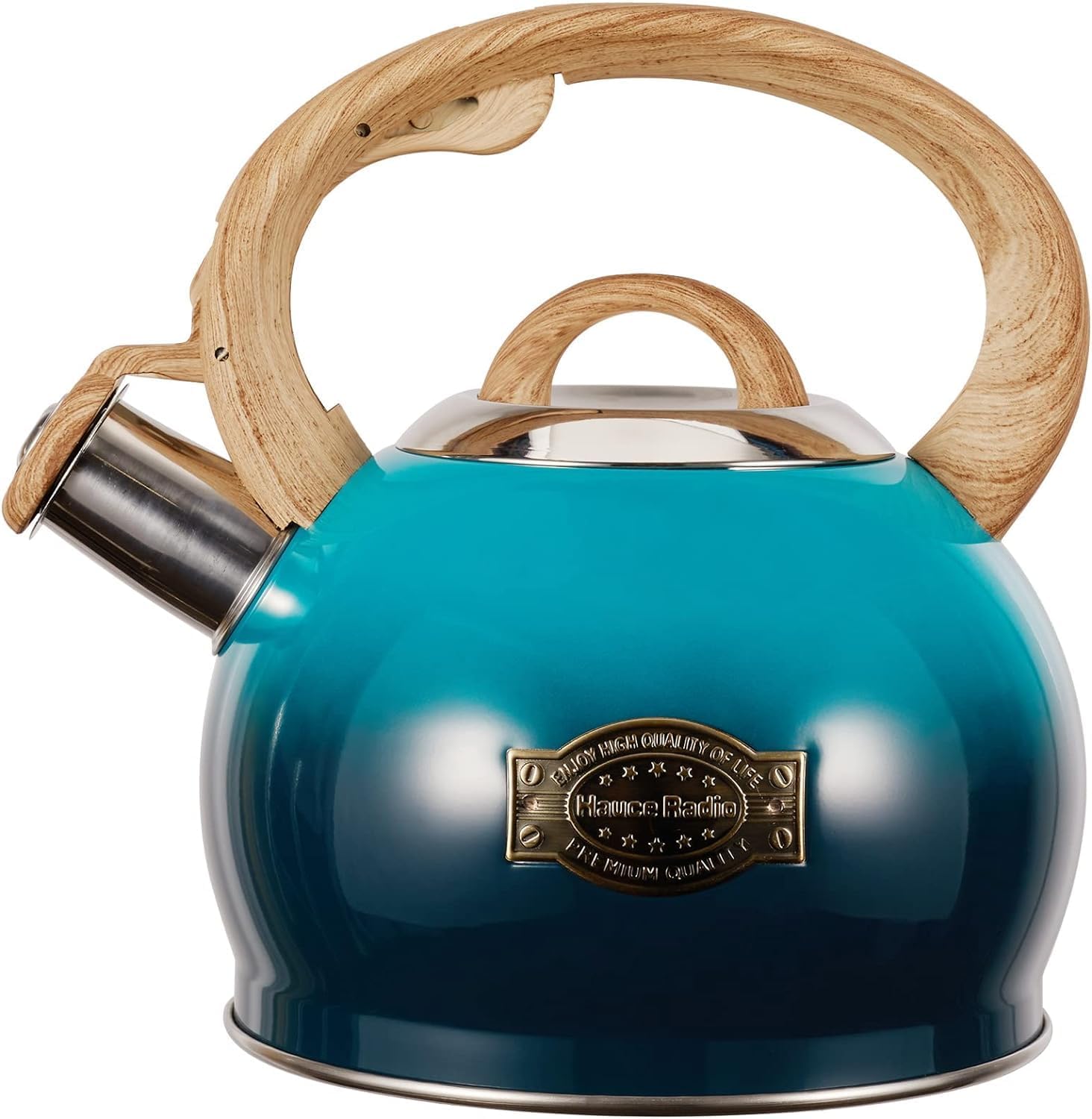 Tea Kettle Stovetop, 2.1 Quart Loud Whistle Stovetop Teapot,Food Grade
