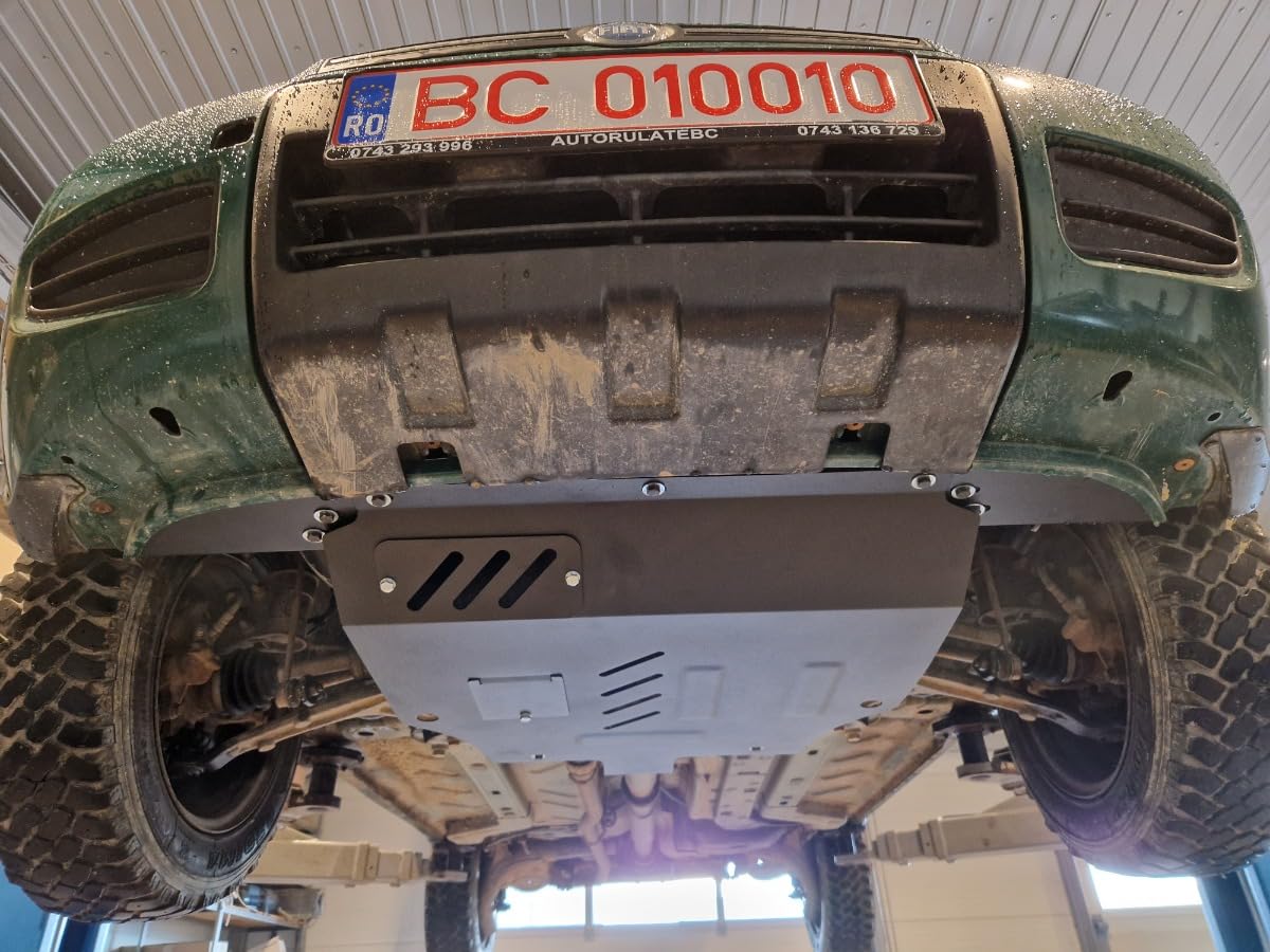 Piastra paramotore in acciaio compatibile con Fiat Panda 4x4