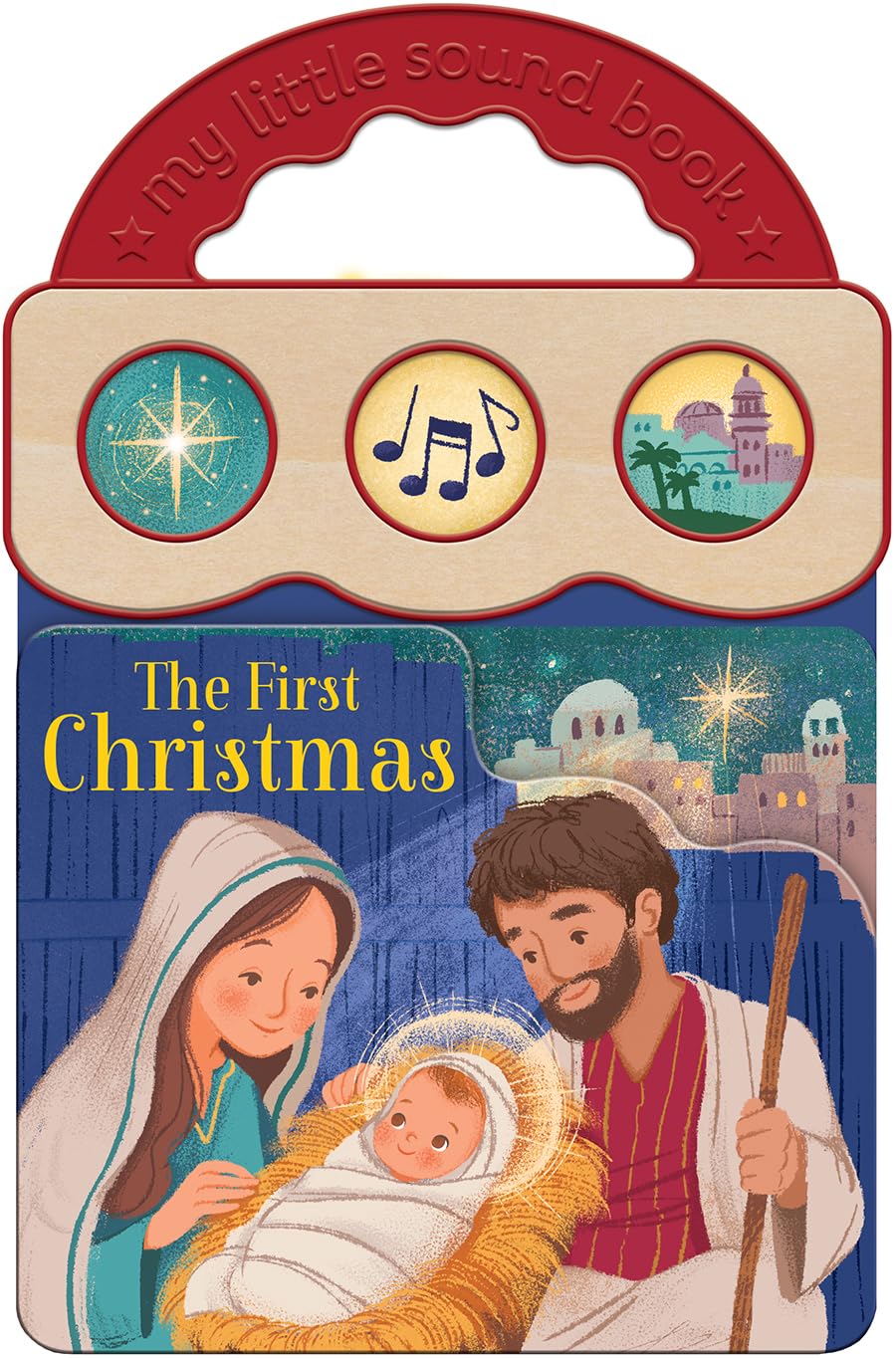 The First Christmas 3-Button Sound Board Book for Babies and Toddlers (3-button Early Bird Sound Books) Board book – Touch & Feel, July 26, 2020