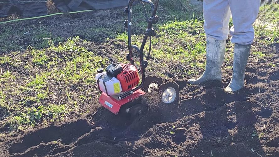 Tuinfreesmachine, benzinefrees, 52 cc, 2-takt, professionele cultivator