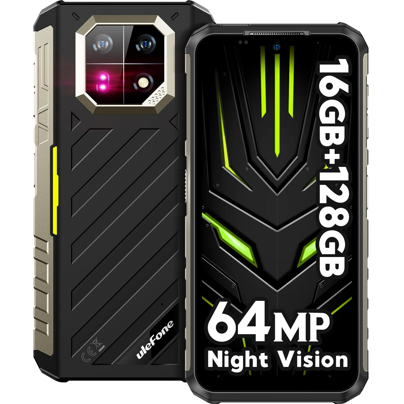 Amazon.com: Ulefone Rugged Smartphone, Armor 22 (16+128GB) 64MP
