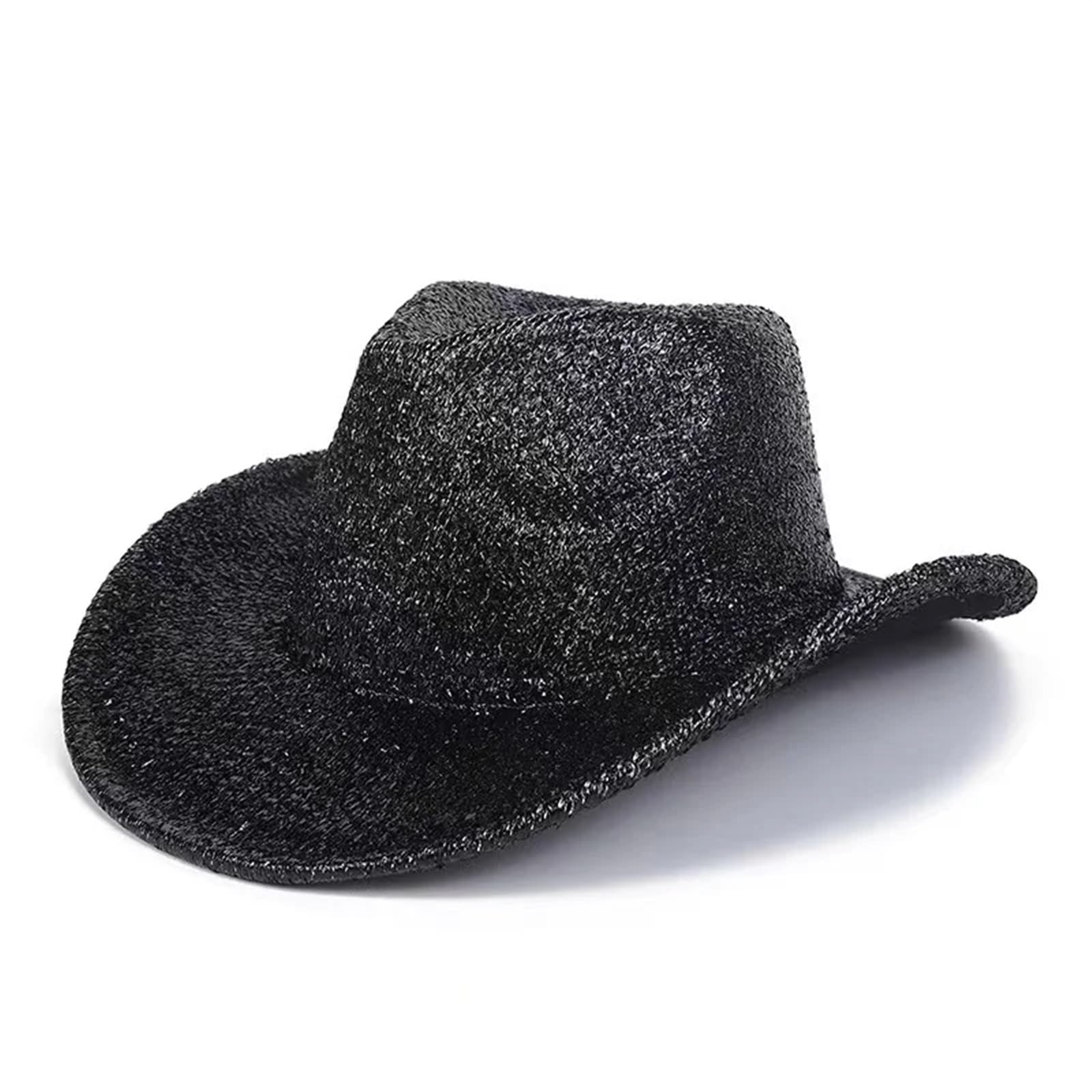 Sombrero Vaquero Hombre Sombrero de Vaquero for Hombre y Mujer, Sombrero Occidental, Invierno otoño, Jazz, Elegante