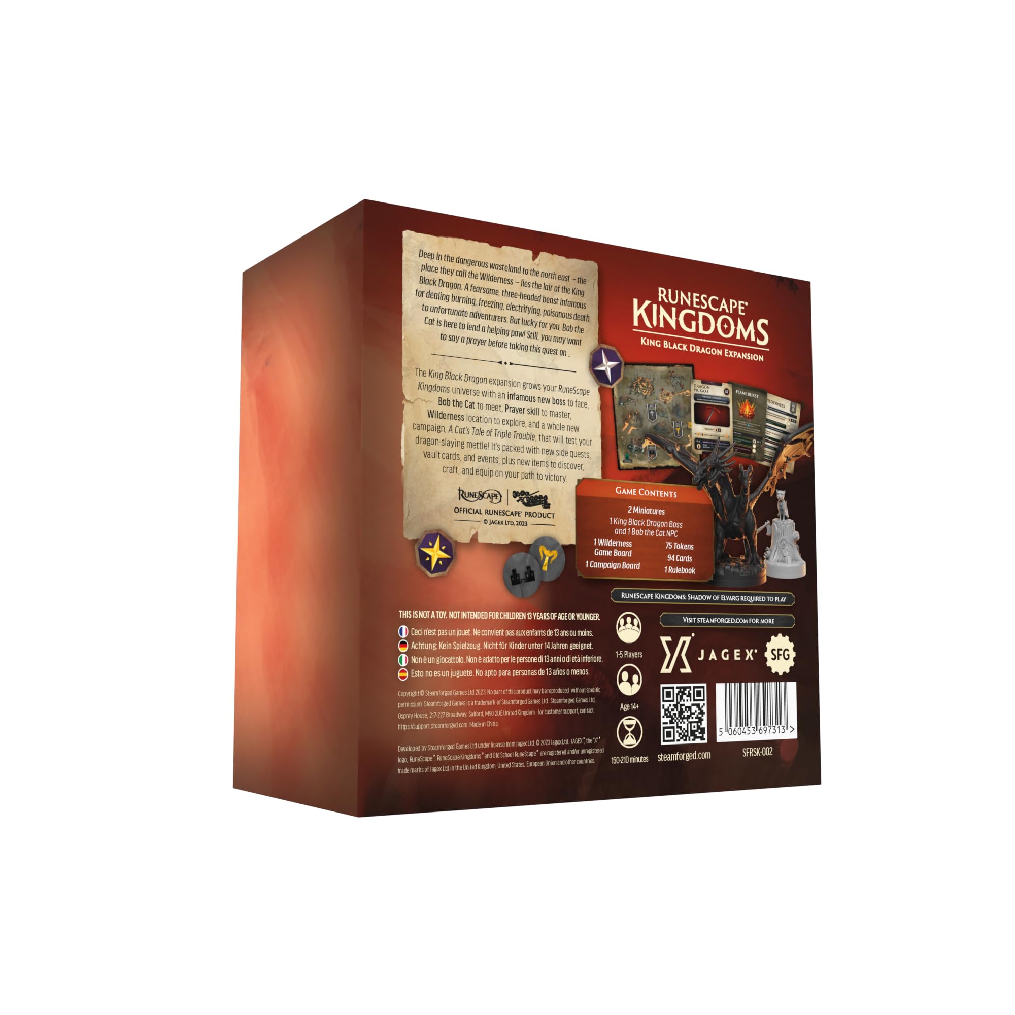 Renegade | RuneScape Kingdoms: King Black Dragon Expansion | Espansione di gioco fantasy cooperativa | 1–5 Giocatori | 150–210 Minuti
