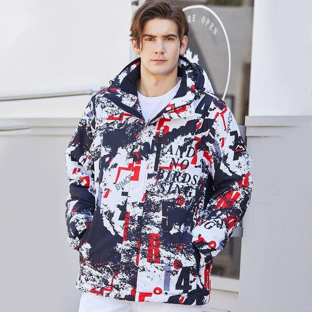 Mens Ski Jacket and Pant Set Waterproof Ski Outfits for Men Snowboarding Jacket Winter Warm Mens Snow Suit - Image 2