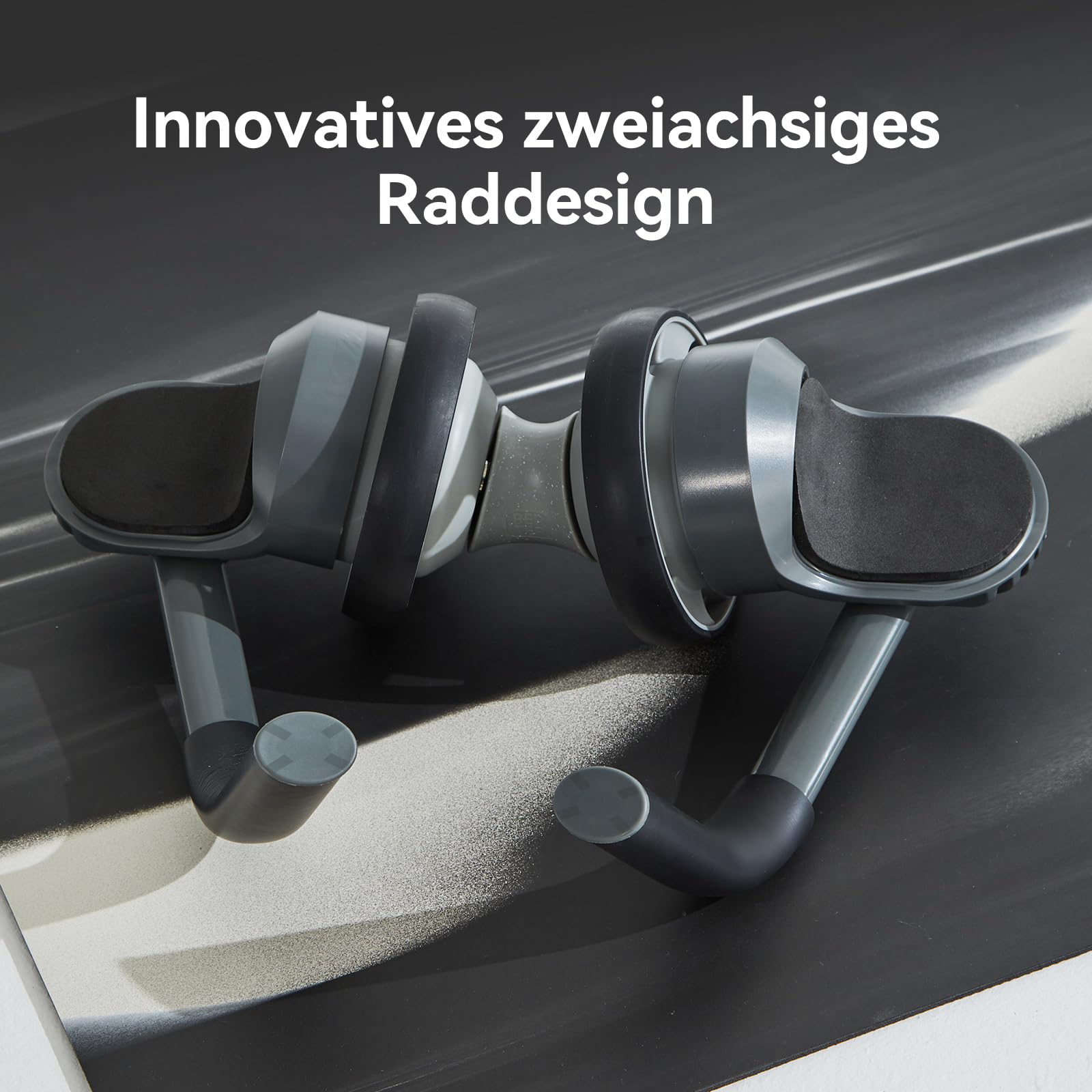 Roue Abdominale, Professionnelle avec Design Courbé Innovant - Entraînement Ciblé des Obliques et du Core, Renforcement Musculaire du Dos et des Abdominaux pour Hommes et Femmes
