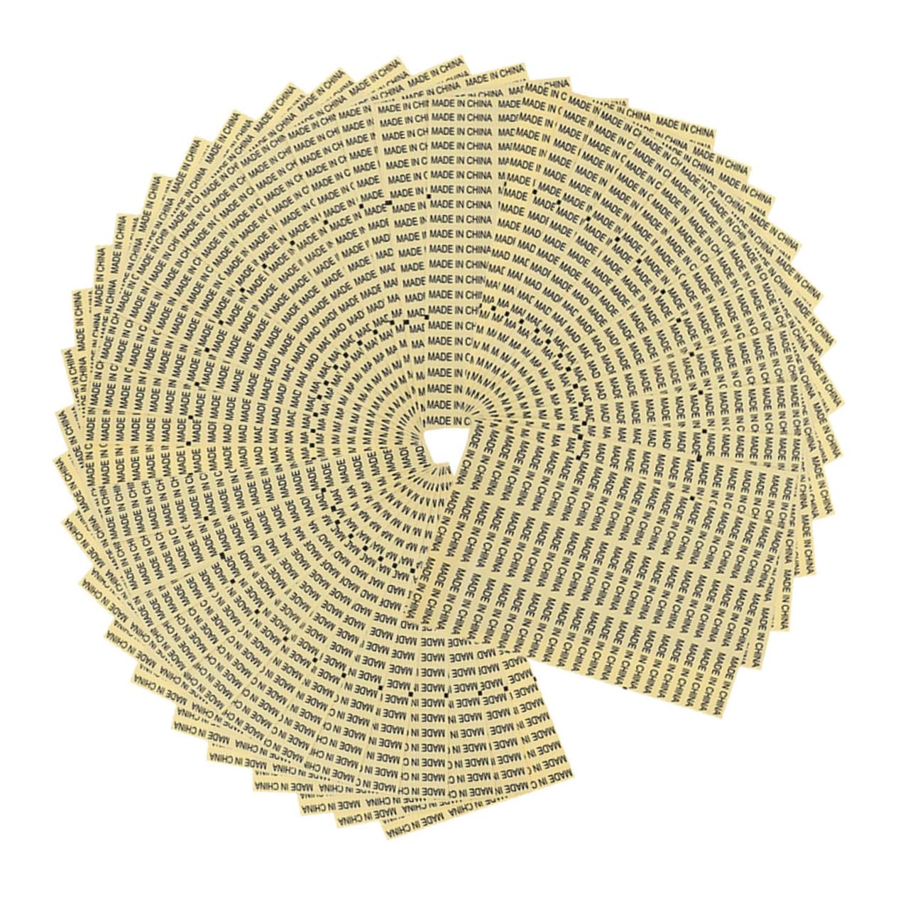 CAXUSD 3500pcs China Transparent Labels Self-Adhesive Stickers for Kitchen Retail and Shipping Word Design for Organizing and Labeling