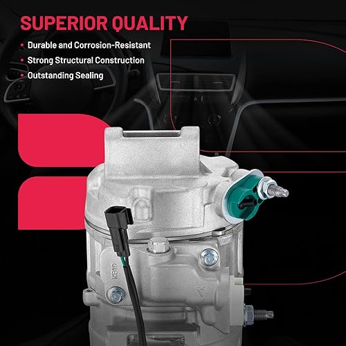 Miniatura 3 de BDFHYK 2877291 Compresor de aire acondicionado con embrague compatible con Ford Explorer 2011-2019 V6 3.7L, Police Interceptor Utility 2013-2015,