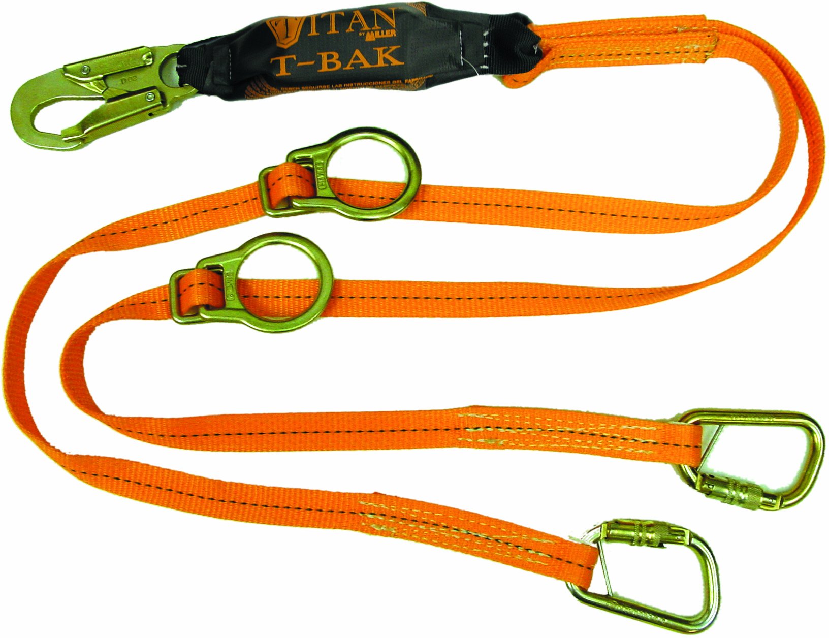 Miller by Honeywell T6121TB-Z7/6FTAF 6-Feet Double-Legged Tie-Back