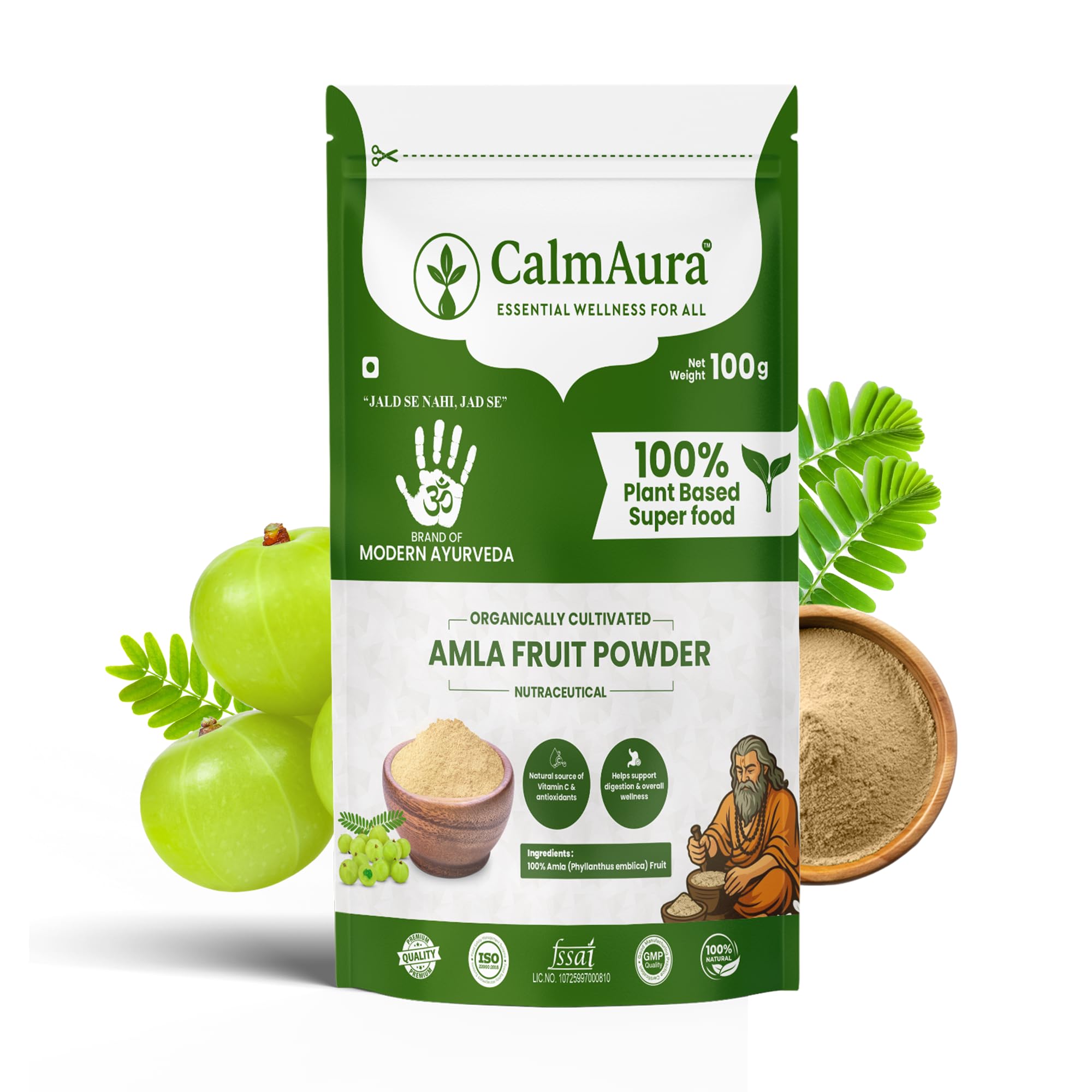 CalmAura Stevia Leaf Powder 100% Natural Zero Calorie Sweetener | Herbal Sugar Substitute for Diabetic & Weight Management | Plant Based Organic Stevia rebaudiana | Sugar Free Healthy Alternative — Amazon image 26