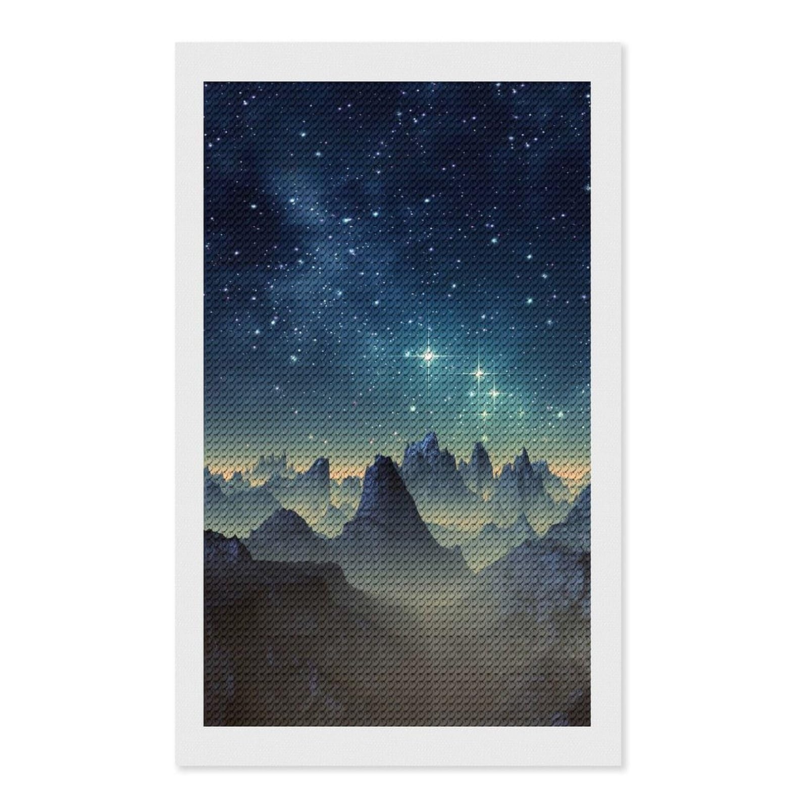 Nclqvjxzkhw Style Fantasy Alien Planet Diamond Art Painting For Adult Round Diamonds Pictures Arts Crafts Home Wall Decor 12"X20"