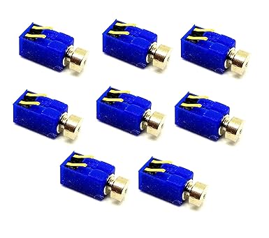 INVENTO 8Pcs Mini Vibration motor Electric Toys Motor DC 3V 4x8mm 20000 rpm for DIY