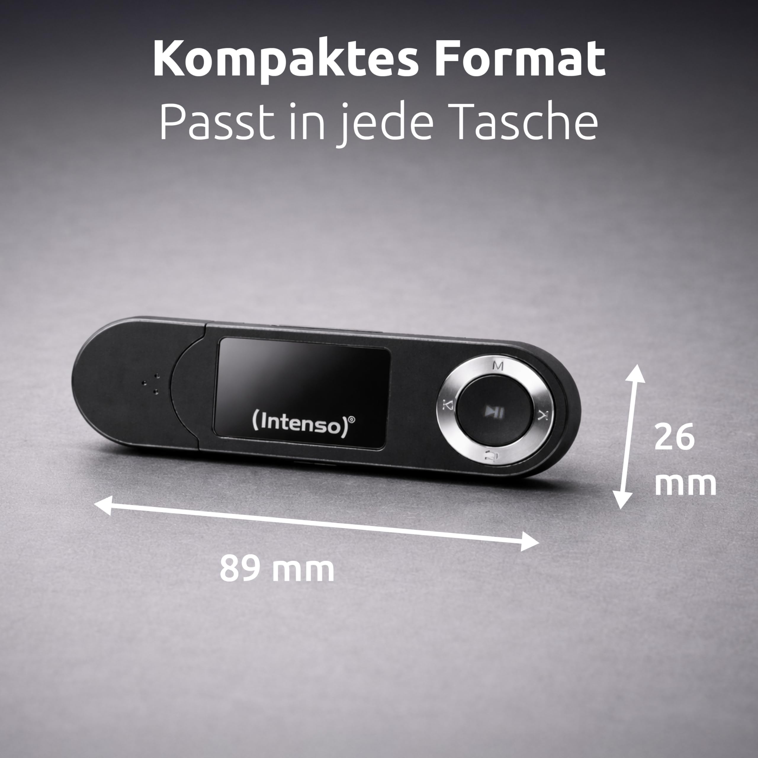 Intenso Odtwarzacz MP3 Music Walker 16 GB, czarny