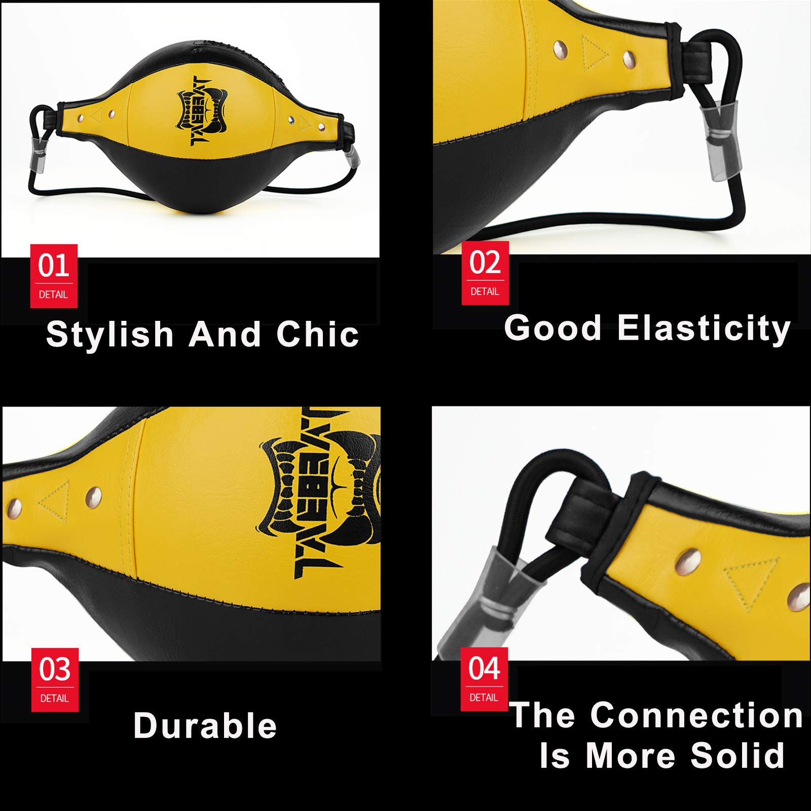 Palla Doppia Estremità MaxxMMA - Allenamento Boxe E MMA Con Pompa E Accessori - Foto 12