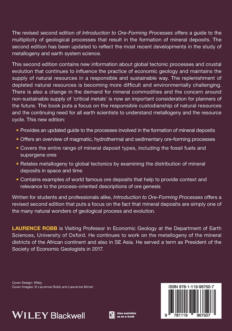 Introduction to Ore-Forming Processes