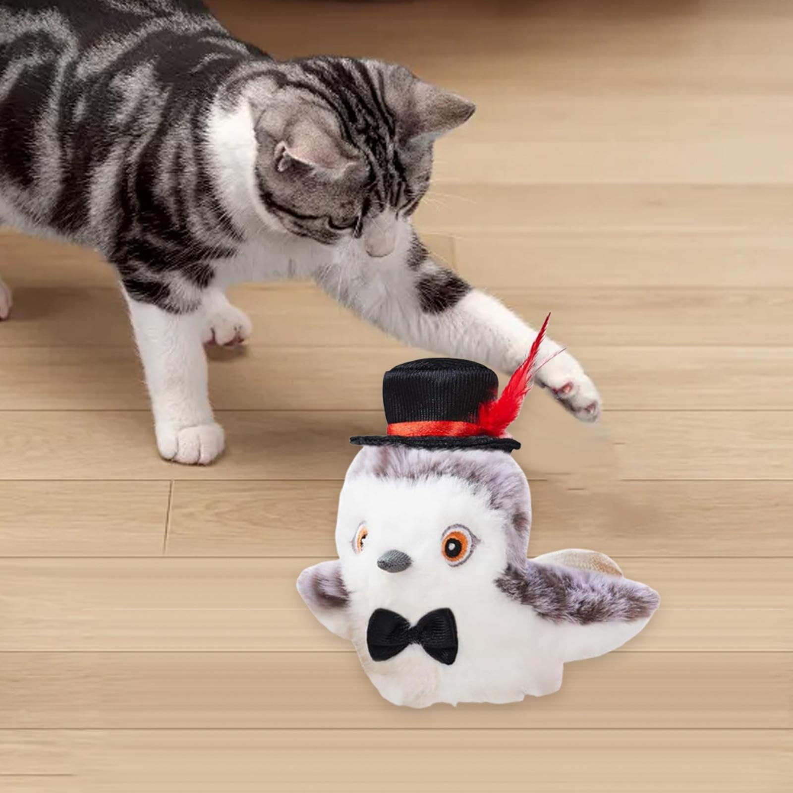 Jouet Interactif pour Chat avec Flottement pour Les Chats Domestiques Qui S'ennuient, 3, Simule Le Toucher électrique, Activé, Style D