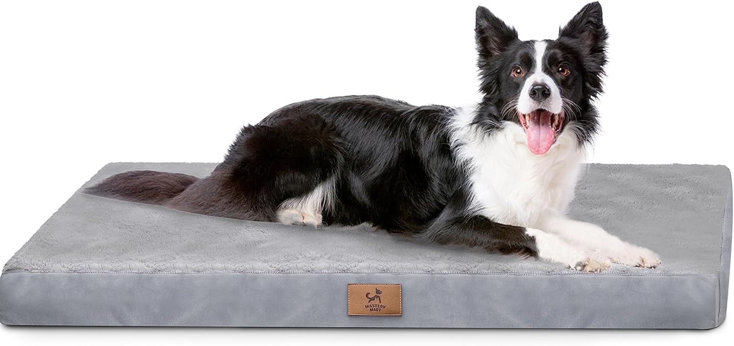 MASTERY MART Indestructible Dog Bed for Medium Dogs