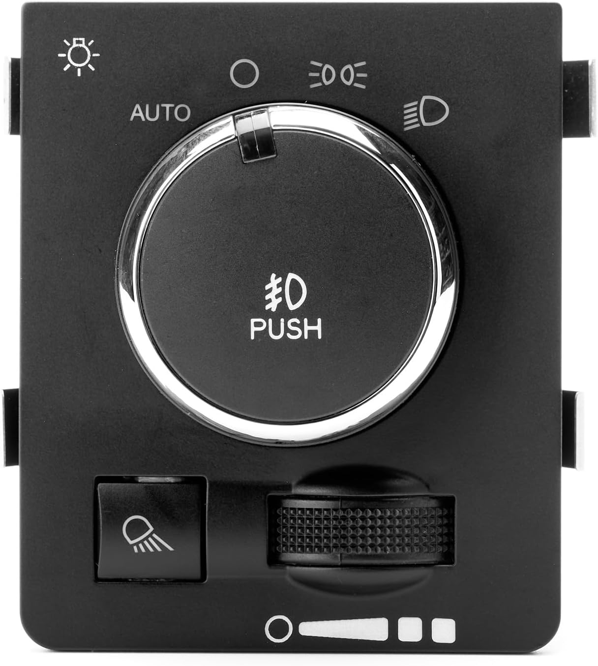 4602918AA Headlight Headlamp w/Fog Light Switch for 2009-2010 Dodge Ram 1500 2500 3500 Pickup, 2011-2018 Dodge Ram 1500 2500 3500 Front Cargo Light Switch 68020629AA 1S11719 HLS1457