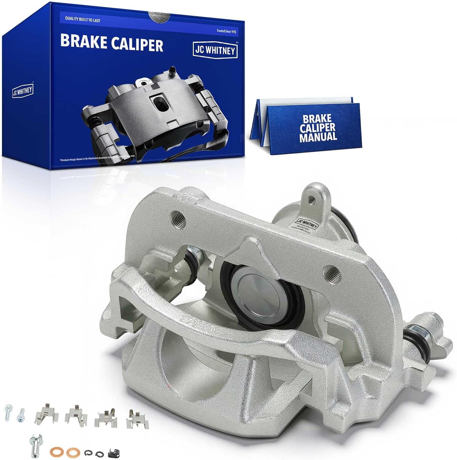 JC Whitney JFBAJCWBC00355 Rear Left Brake Caliper - Compatible with Toyota Camry 2018-2024, Avalon 2019-2022