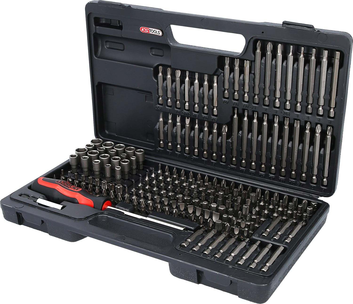 KS TOOLS jeu d'embouts 1/4", 208 pces 911.2008