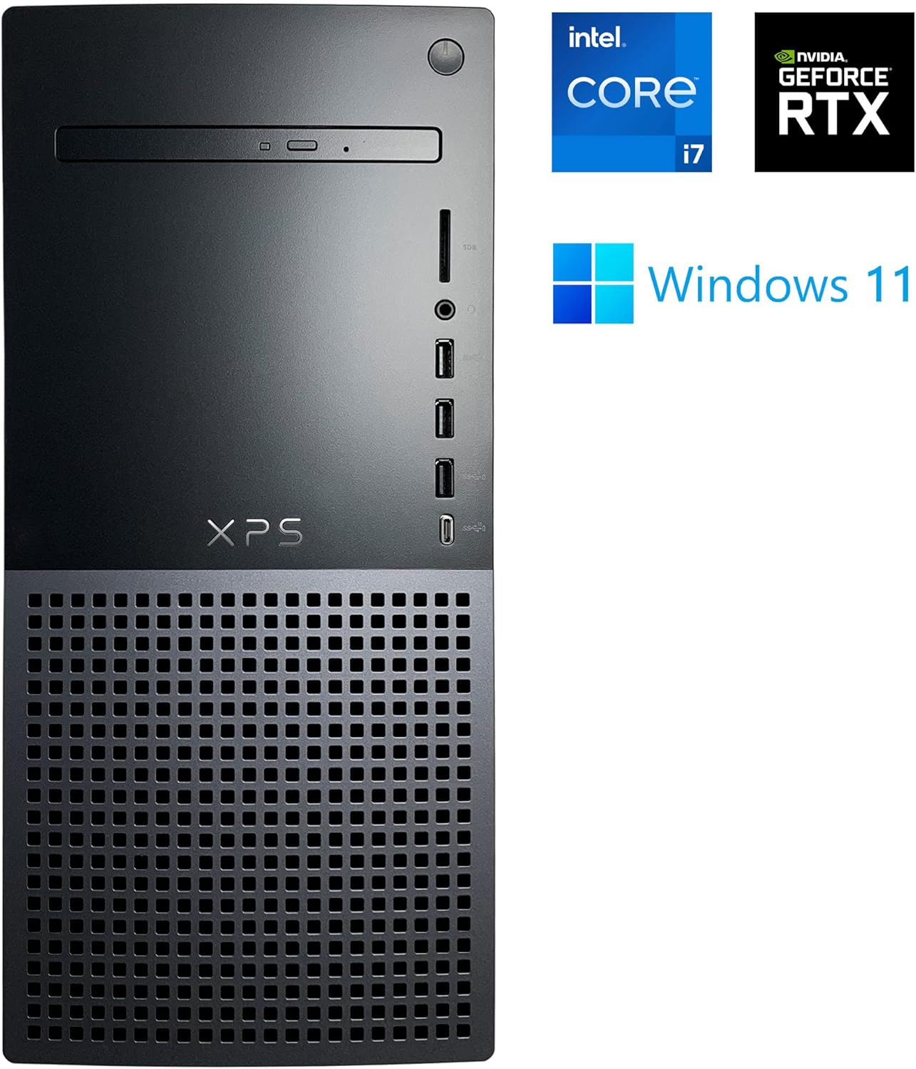 Dell XPS 8950 Desktop, i7-12700, 64GB RAM, 1TB SSD + 1TB HDD, RTX 3060Ti, Windows 11 Home (Renewed)