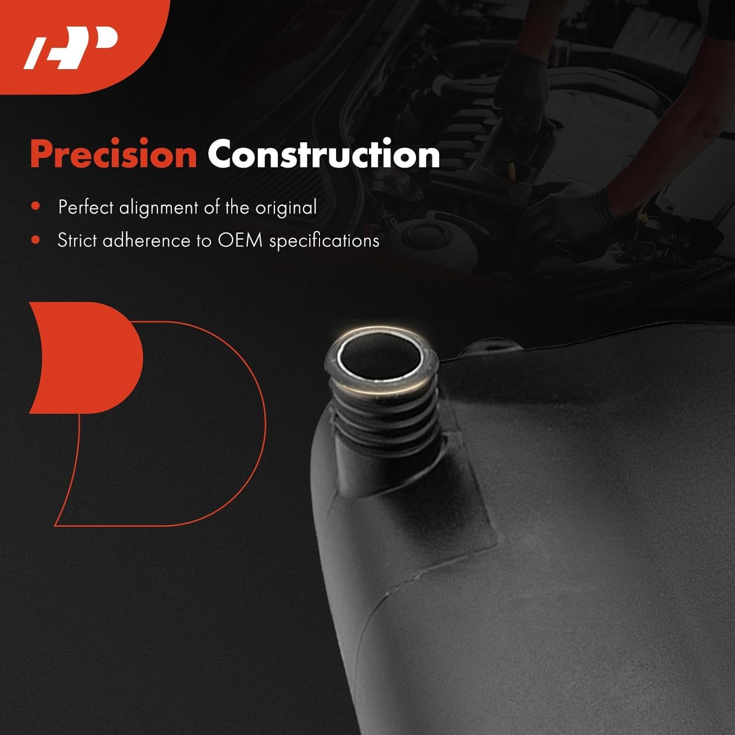 A-Premium Engine Coolant Overflow Recovery Expansion Tank [with Cap] Compatible with BMW 540i 740i 750iL 840Ci 850Ci 850CSi 850i Z8, Replace# 17111723071