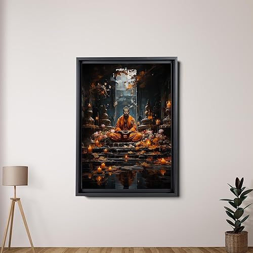 Miniatura 2 de Yoga Wall Decor, Yoga Wall Art, Buda Canvas Art, Buda Decor, Buda Canvas Print, Luxury Framed Wall Decor, Decor Canvas, Art Decor