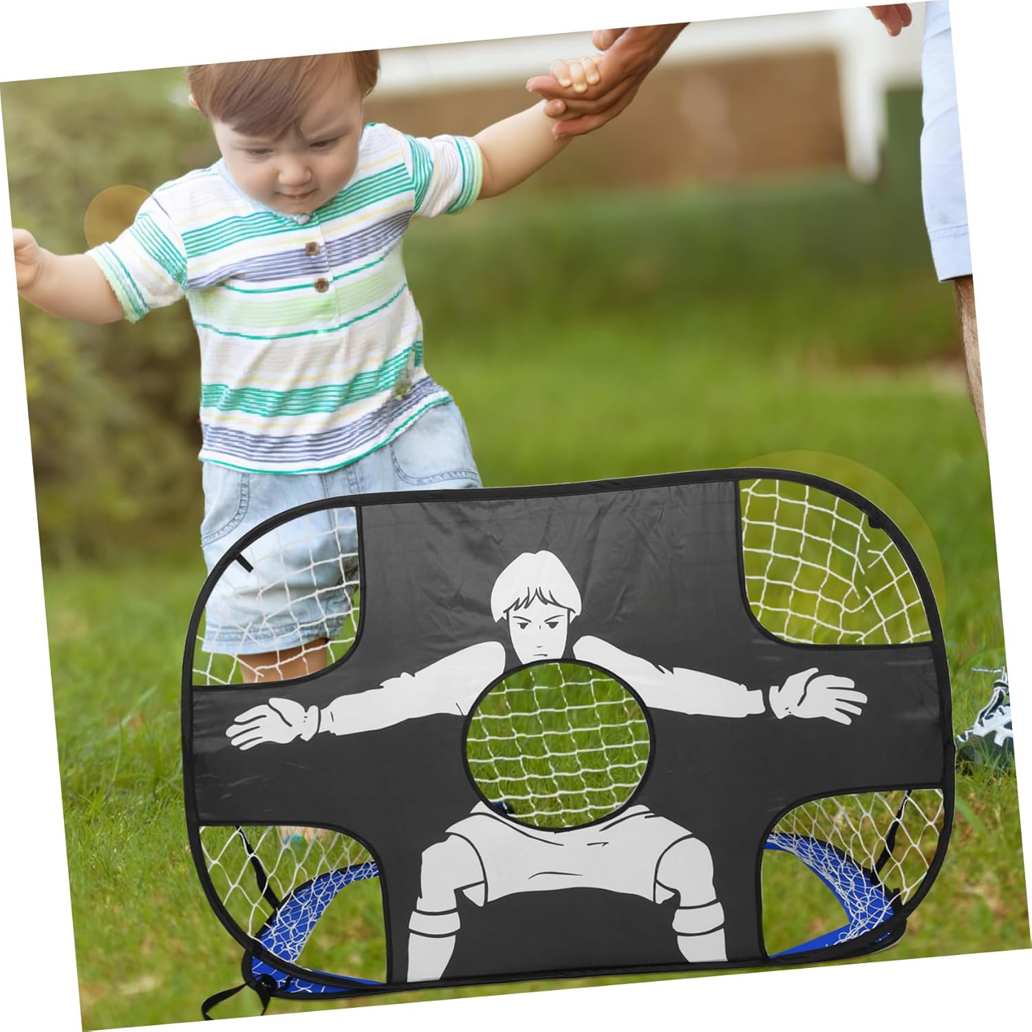 Portable Foldable Soccer Goal Net for Backyard Training Durable Construction for Boy Girl Versatile Indoor and Outdoor Use Compact Design for Easy Storage