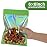 EONJOE 100-pack 68 inch mylar bags with clear window holographic resealable sealable packaging zip bag for small bussiness jewelry candy sample food packing supplies green