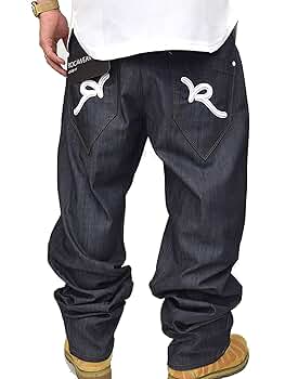 Amazon | ROCA WEAR (ロカウェア) デニムパンツ メンズ ゆったり