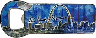 St Louis Missouri Metal Bottle Opener Fridge Magnet