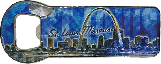 St Louis Missouri Metal Bottle Opener Fridge Magnet