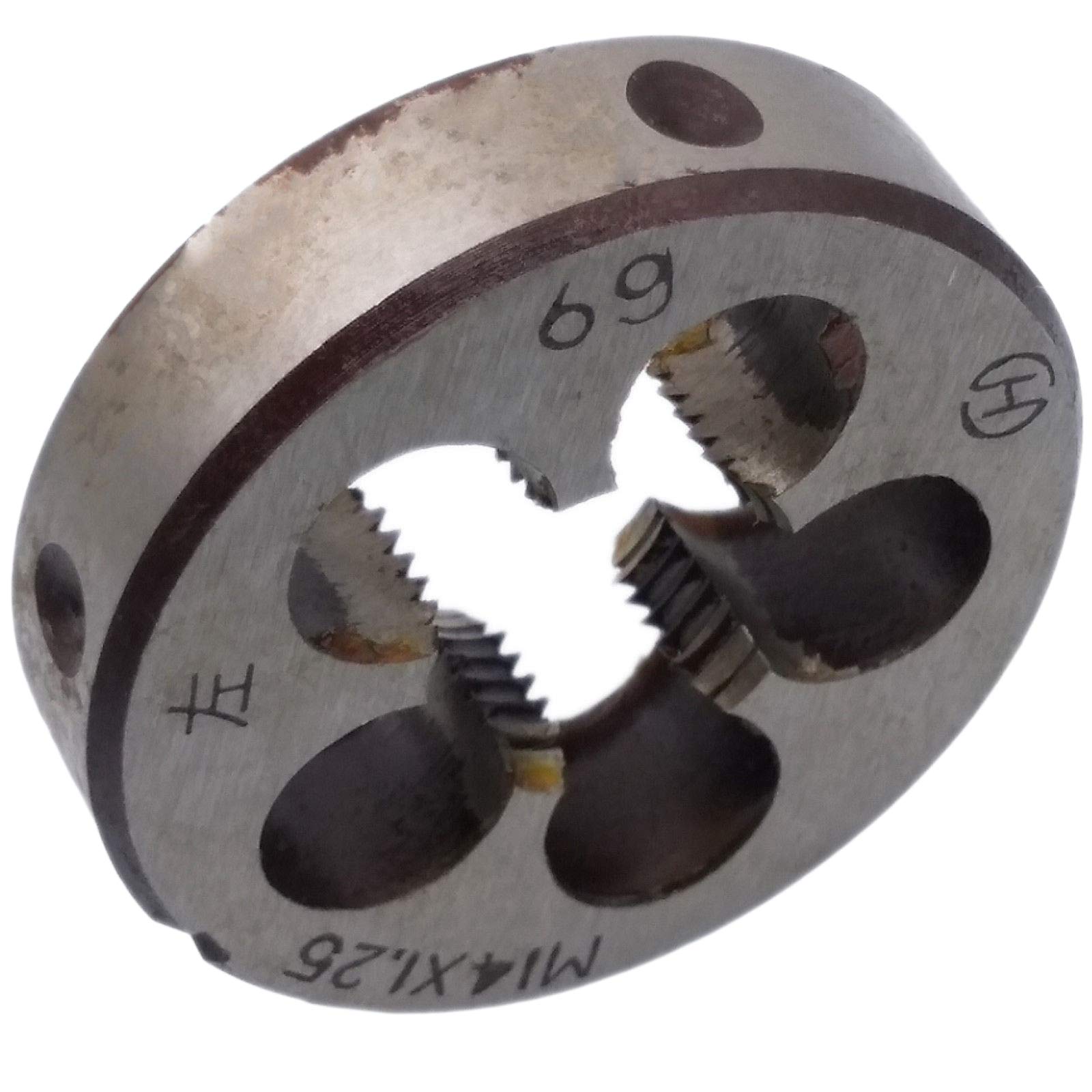 HSS 14mm x 1.25 Metric Die Left Hand Thread M14 x 1.25mm Pitch — Amazon image 4