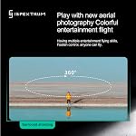 FlyCam IS159 Mini Quadcopter Drone with HD Camera for Adults, HD Screen Controller Super Endurance Brushless Motor, 1200 Meters Extended Control Range, 75+ Min Flight Time, Auto Hover Feature, Follow Me Capability for Beginners (Black, 3 Batteries)