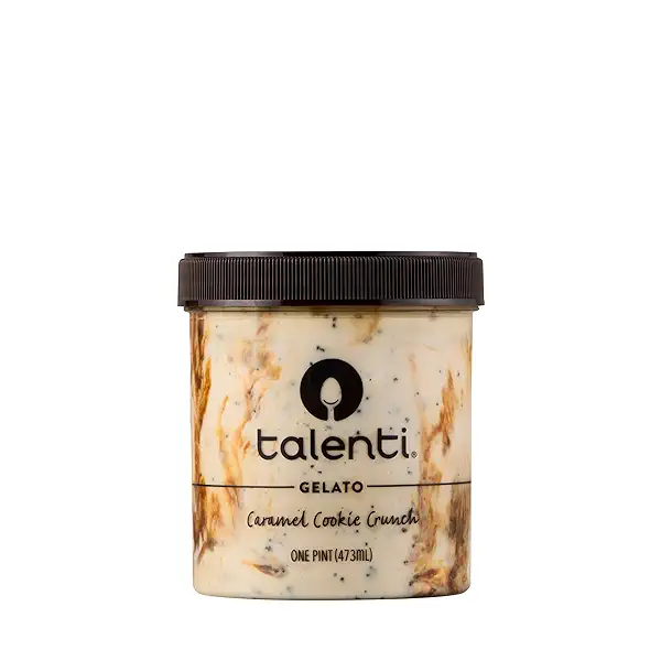 Talenti Gelato For a Delicious Frozen Dessert Caramel Cookie Crunch Made with Ingredients 1 pint 3