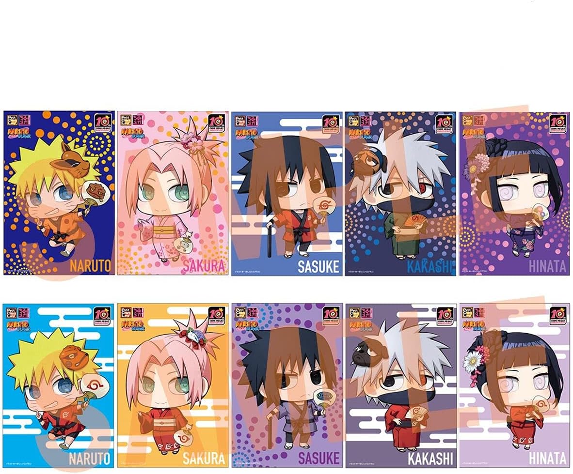 Megahouse - Naruto Shippuden - Naruto 10th Anniversary, Petit Chara Land (Complete Set with Gift)
