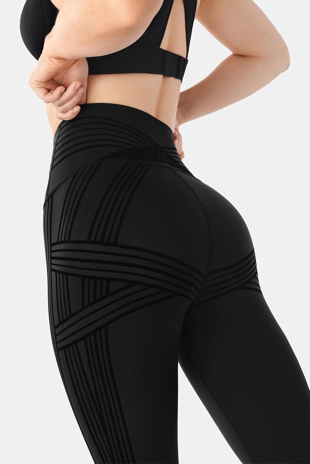 Fanka Powerband Resistance High Intensity Leggings, Full-Length, Reversible with Upgraded Compression Design - Image 3
