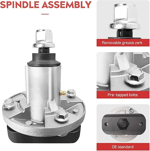 Miniatura 4 de Kit de reconstrucción de husillo de cubierta de cortacésped de 42 pulgadas apto para John Deere L100 L105 L107 L108 L110 L111 L118, 2 conjuntos de