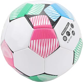 Changor Soccer Ball Size 5 Durable PVC Soft Cover Comfortable Training Sports Ball for All Skill Levels