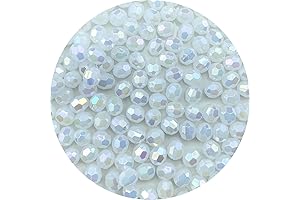 Jmassyang Faceted Acrylic Beads for DIY Crafts and Jewelry Making