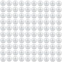 Vista 1 de 240 cápsulas de máquina expendedora de chicles de 1.1 pulgadas, cápsulas redondas transparentes, recipientes de plástico vacíos, cápsulas de juguete