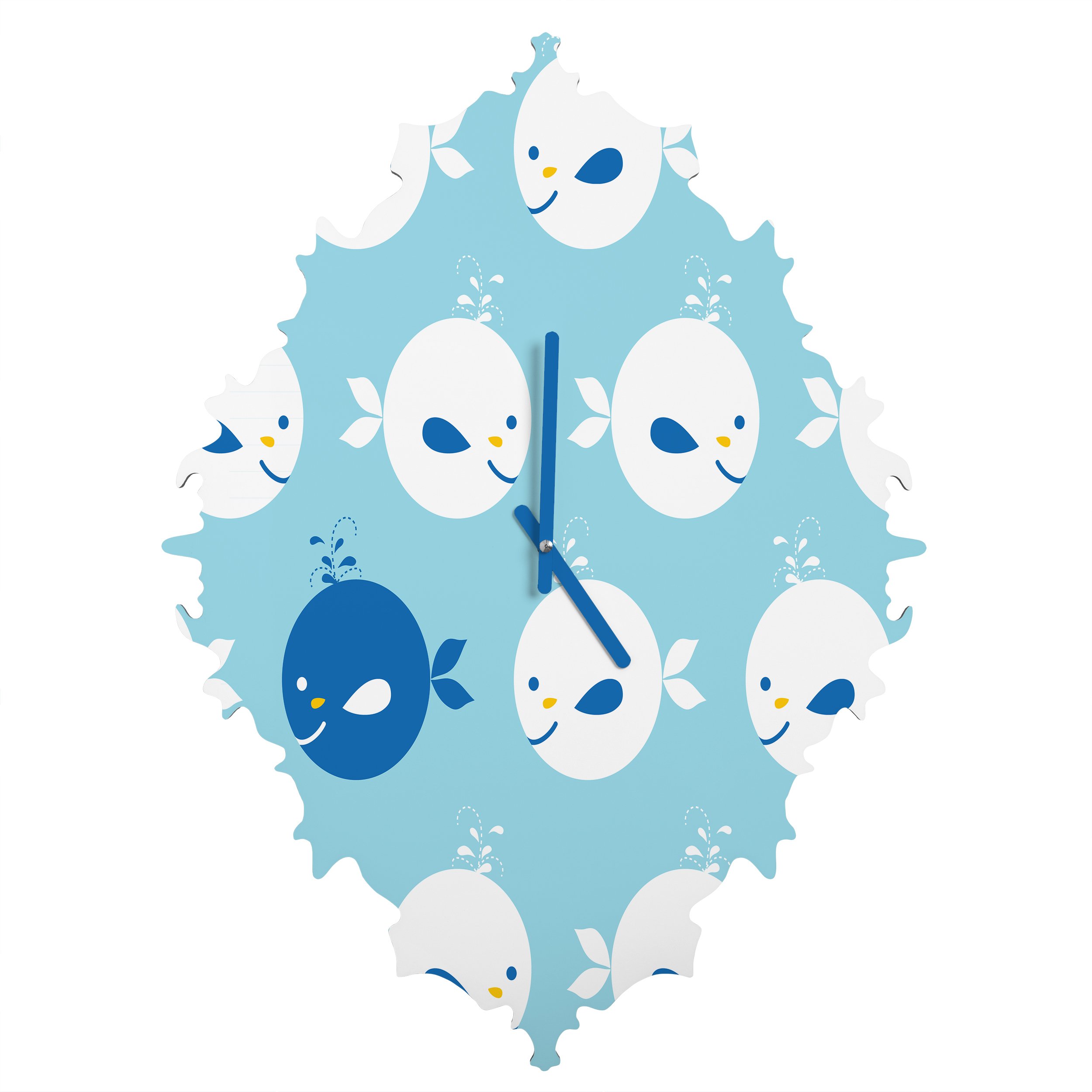 Deny Designs Khristian a Howell, Baby Beach Bum 2, Baroque Clock, Small