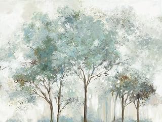 Enchanted Teal Forest Poster Print - Allison Pearce (24 x 18)