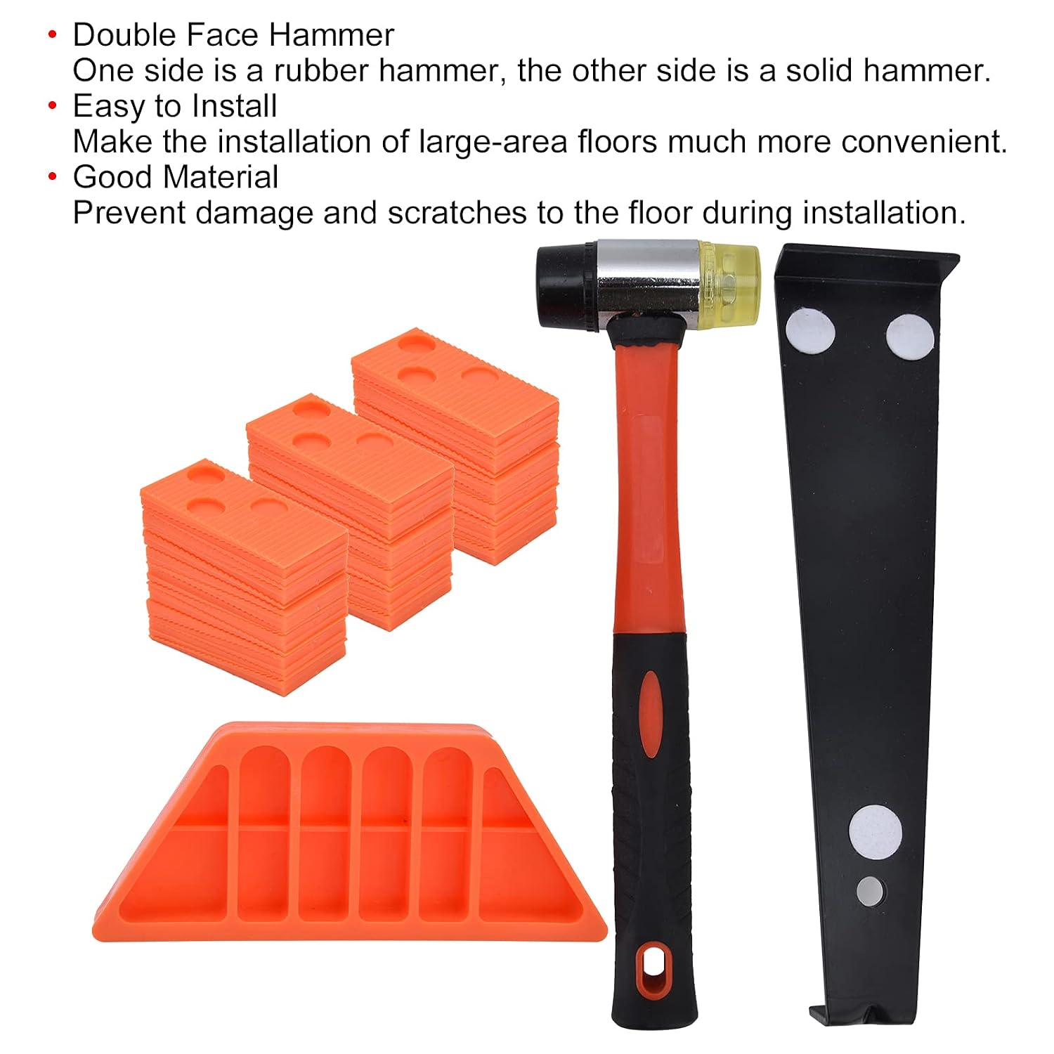 Floor Install Tool:33pcs Essential Flooring Installation kit for Laminate Wooden Floors,Complete Set for Home DIY Projects