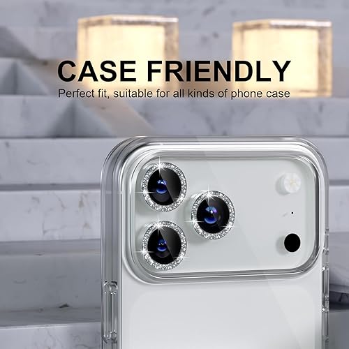 Miniatura 254 de Choiche Protector de lente de cámara compatible con iPhone 14 Pro/iPhone 14 Pro Max, protector de pantalla de vidrio templado 9H, accesorios